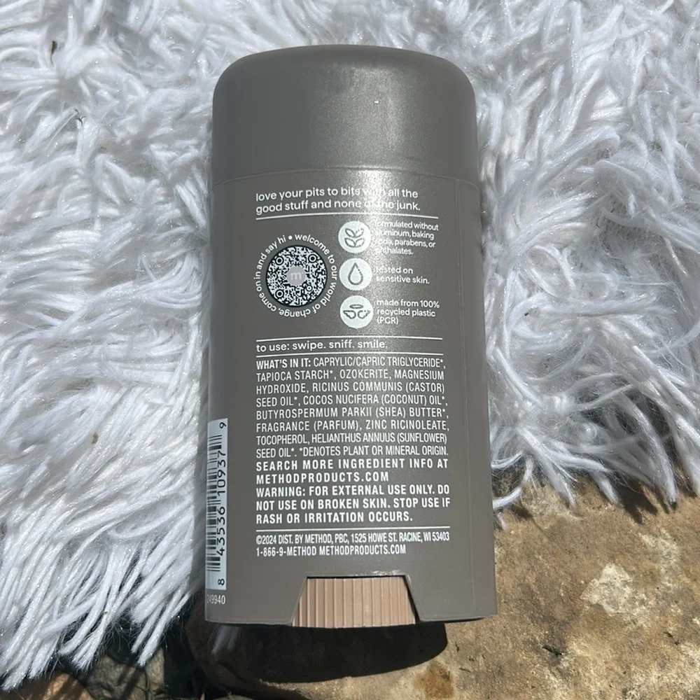 🩶5/$30 method cedar + cypress deodorant 2.65 oz NEW